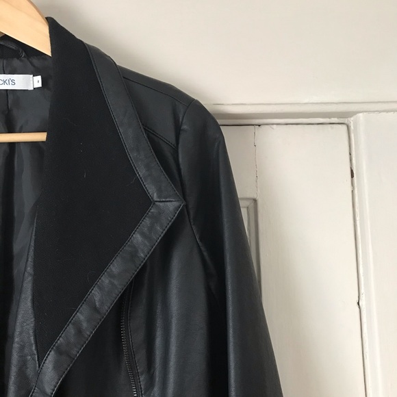 🖤 Vegan leather moto jacket - Picture 2 of 5